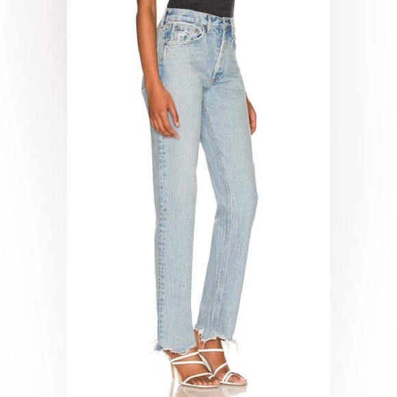 AGOLDE lana mid rise vintage straight jeans - Picture 2 of 8